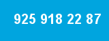 925 918 22 87
